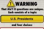 That Ain't It! Trivia Game (iPhone/iPod)