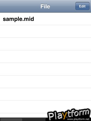 MIDI tap (iPhone/iPod)