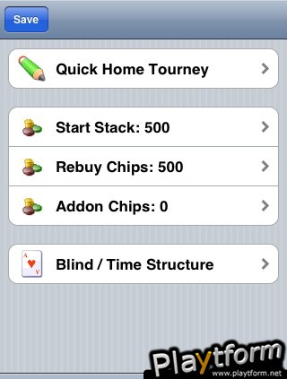 Poker Blind Timer (iPhone/iPod)