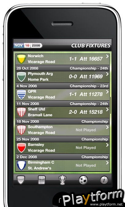 Manage Your Football Club (iPhone/iPod)