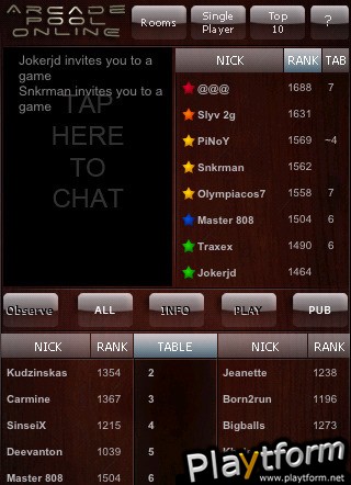 Arcade Pool Online (iPhone/iPod)