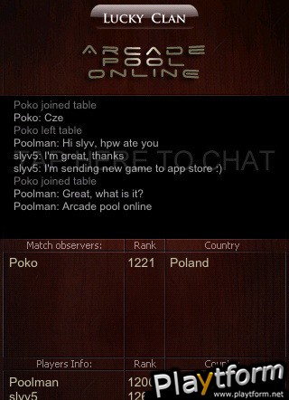 Arcade Pool Online (iPhone/iPod)