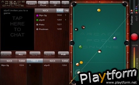 Arcade Pool Online (iPhone/iPod)