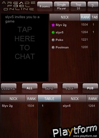 Arcade Pool Online (iPhone/iPod)