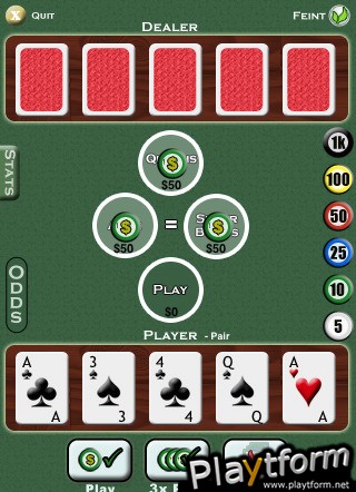Crazy 4 Card Poker (iPhone/iPod)