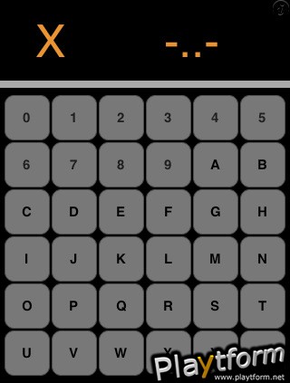 Morse Code Game (iPhone/iPod)