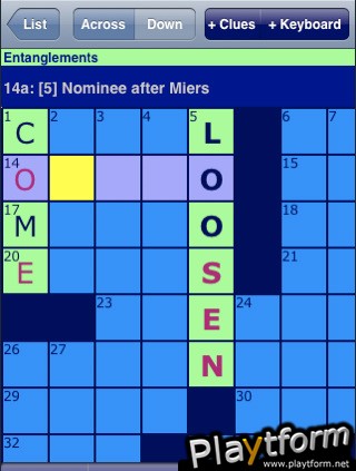 Sunkissed Crosswords - Ink Well 02 (iPhone/iPod)
