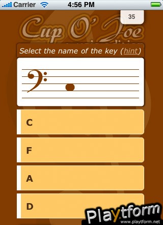 Cup O' Joe Music Edition : Learn to sight read music (iPhone/iPod)