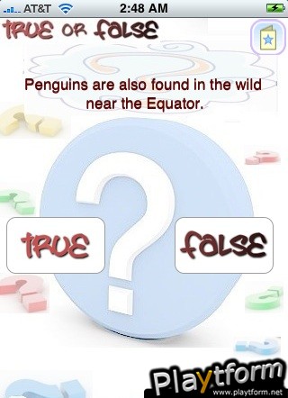 True or False Trivia PLUS : Amazing Facts (iPhone/iPod)