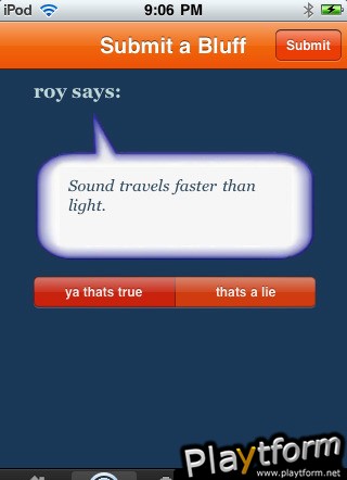 True or False Trivia Quiz : Amazing Facts (iPhone/iPod)