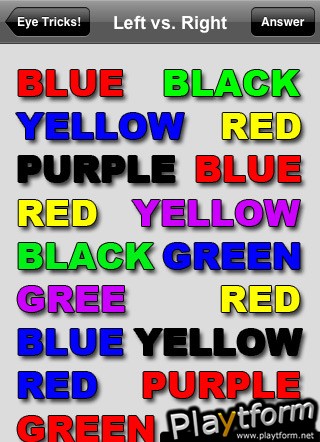 Eye Tricks! Fun Mind Games & Color Blind Test (iPhone/iPod)