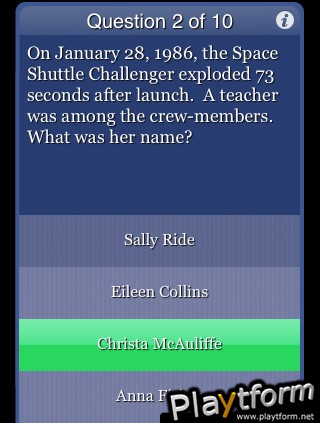 Trivia for The Factual Intellectual (iPhone/iPod)