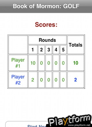 Book of Mormon Golf (iPhone/iPod)