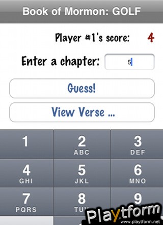 Book of Mormon Golf (iPhone/iPod)