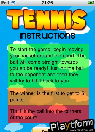 Tennis (iPhone/iPod)