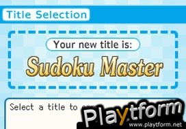 Sudoku Master (DS)