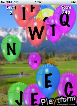 Balloon Scrabble (iPhone/iPod)
