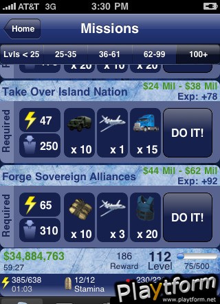 Ultimate Mafia - Real World Land Wars (iPhone/iPod)