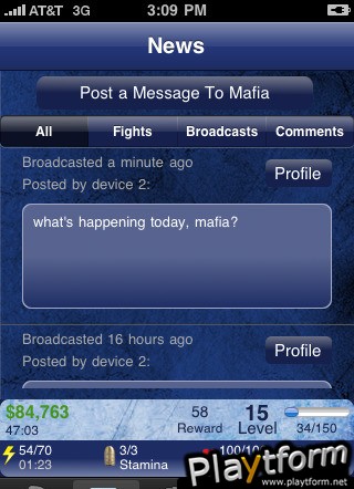 Ultimate Mafia - Real World Land Wars (iPhone/iPod)