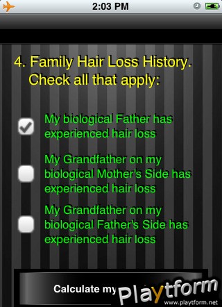 BaldnessTest (iPhone/iPod)