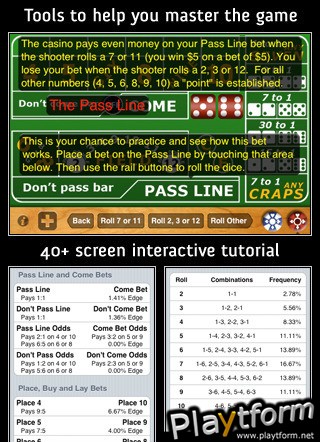 Casino Craps Pro 3D (iPhone/iPod)