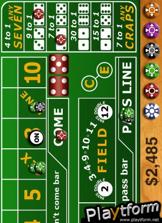 Casino Craps Pro 3D (iPhone/iPod)