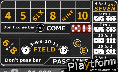 Casino Craps Pro 3D (iPhone/iPod)