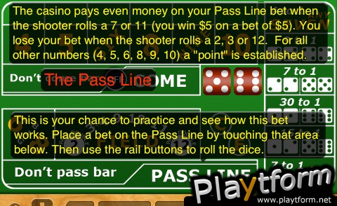 Casino Craps Pro 3D (iPhone/iPod)