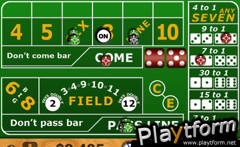 Casino Craps Pro 3D (iPhone/iPod)