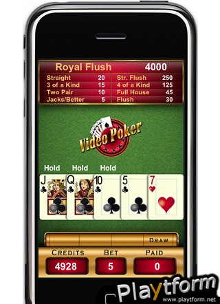 VIDEO DRAW POKER (iPhone/iPod)