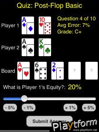 Hold'em Odds Quizzer (iPhone/iPod)
