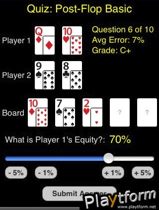 Hold'em Odds Quizzer (iPhone/iPod)