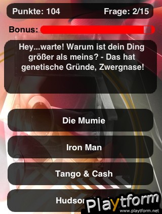 Filmzitate Quiz (iPhone/iPod)