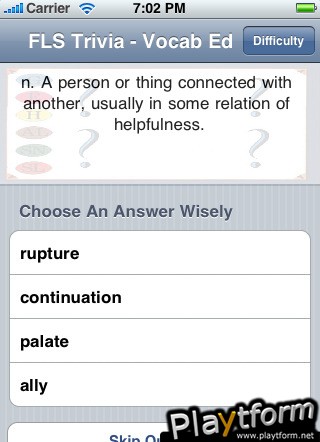 FLS Trivia Vocabulary Edition (iPhone/iPod)