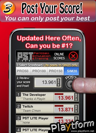 BPS PRO: Paintball Trigger Speed (iPhone/iPod)