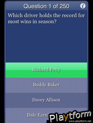 Auto Racing Trivia for The Factual Intellectual (iPhone/iPod)