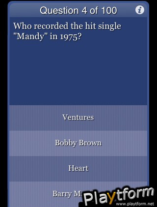 Entertainment Trivia for The Factual Intellectual (iPhone/iPod)