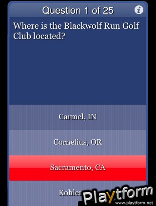 Golf Trivia for The Factual Intellectual (iPhone/iPod)