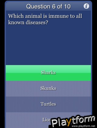 Science Trivia for The Factual Intellectual (iPhone/iPod)