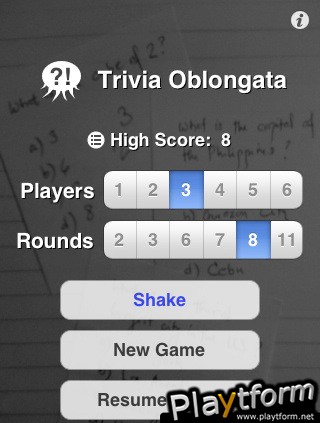 Trivia Oblongata (iPhone/iPod)