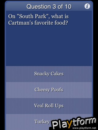 TV Trivia for The Factual Intellectual (iPhone/iPod)