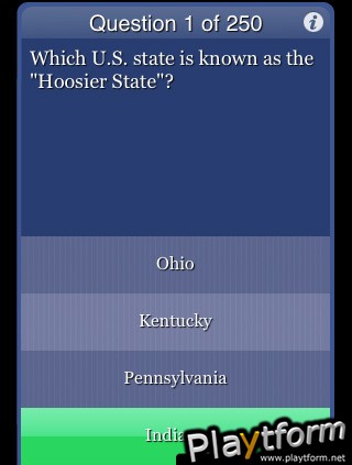 US Geography Trivia for The Factual Intellectual (iPhone/iPod)