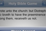The Bible Game (iPhone/iPod)