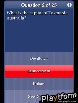 World Geography Trivia for the Factual Intellectual (iPhone/iPod)