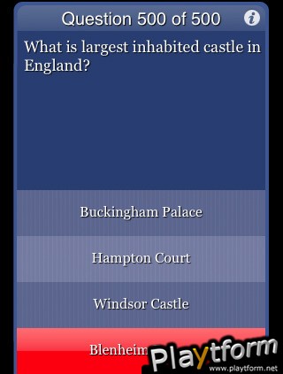 World History Trivia for the Factual Intellectual (iPhone/iPod)