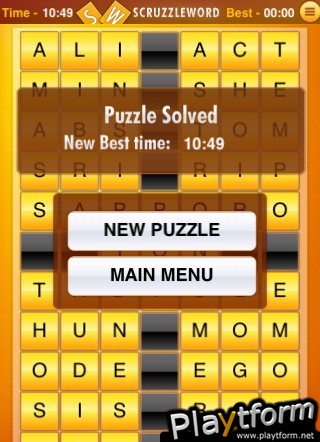 Scruzzle Word (iPhone/iPod)