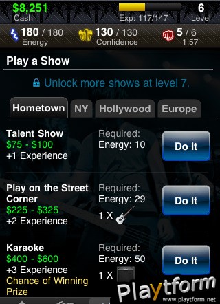 Rockstars Live (iPhone/iPod)