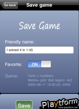 Sudoku Vario (iPhone/iPod)