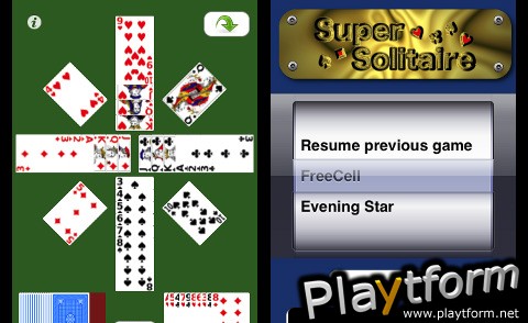 Free Cell Solitaire 3 Games (iPhone/iPod)