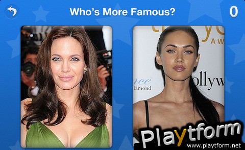 PopSugar Celebrity Faceoff (iPhone/iPod)